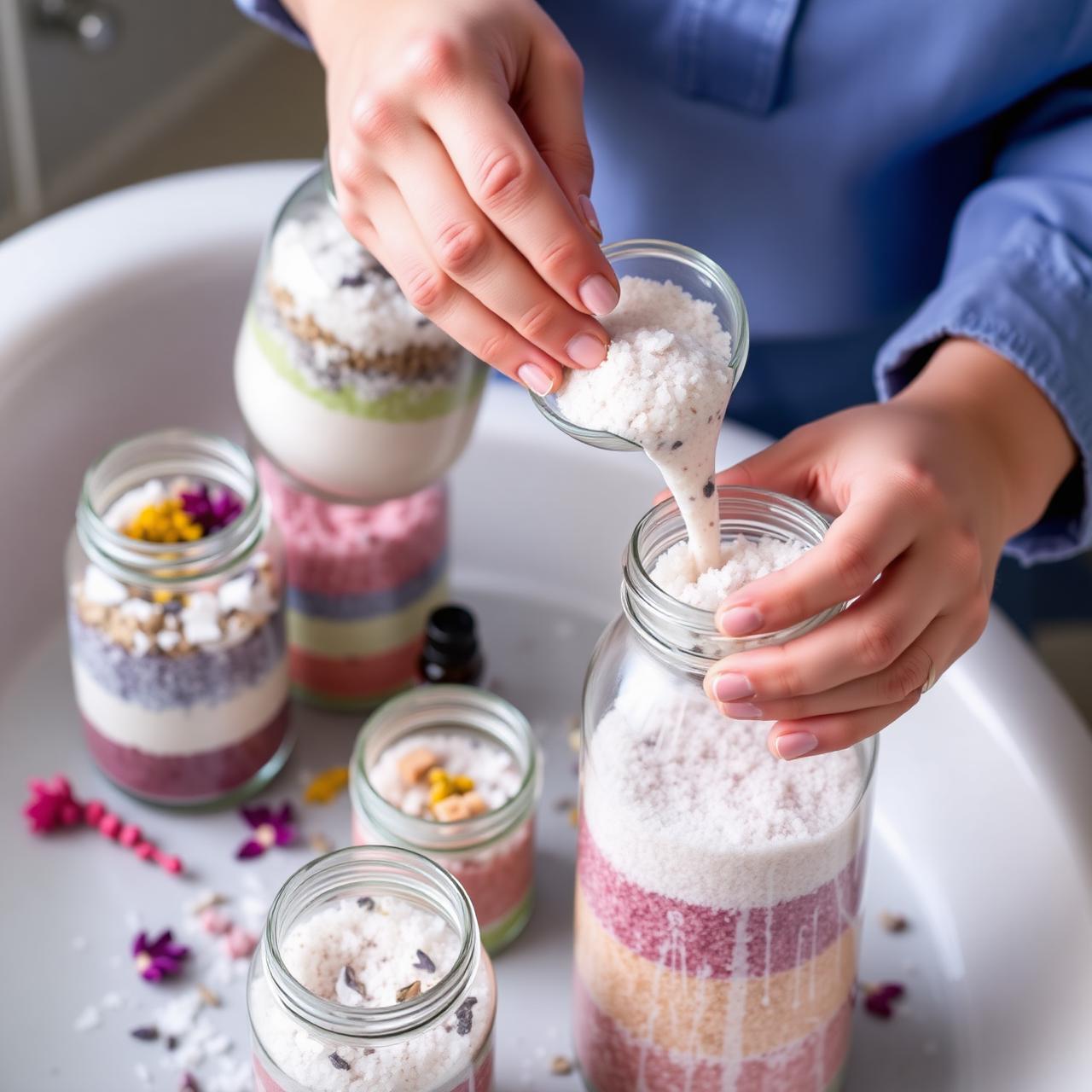 Bath Salt Making